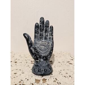 All Seeing Eye Hand Halloween Altar Resin figurine